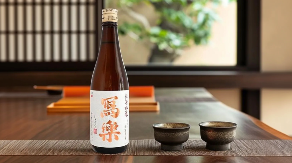 日本酒の一升瓶とおちょこ