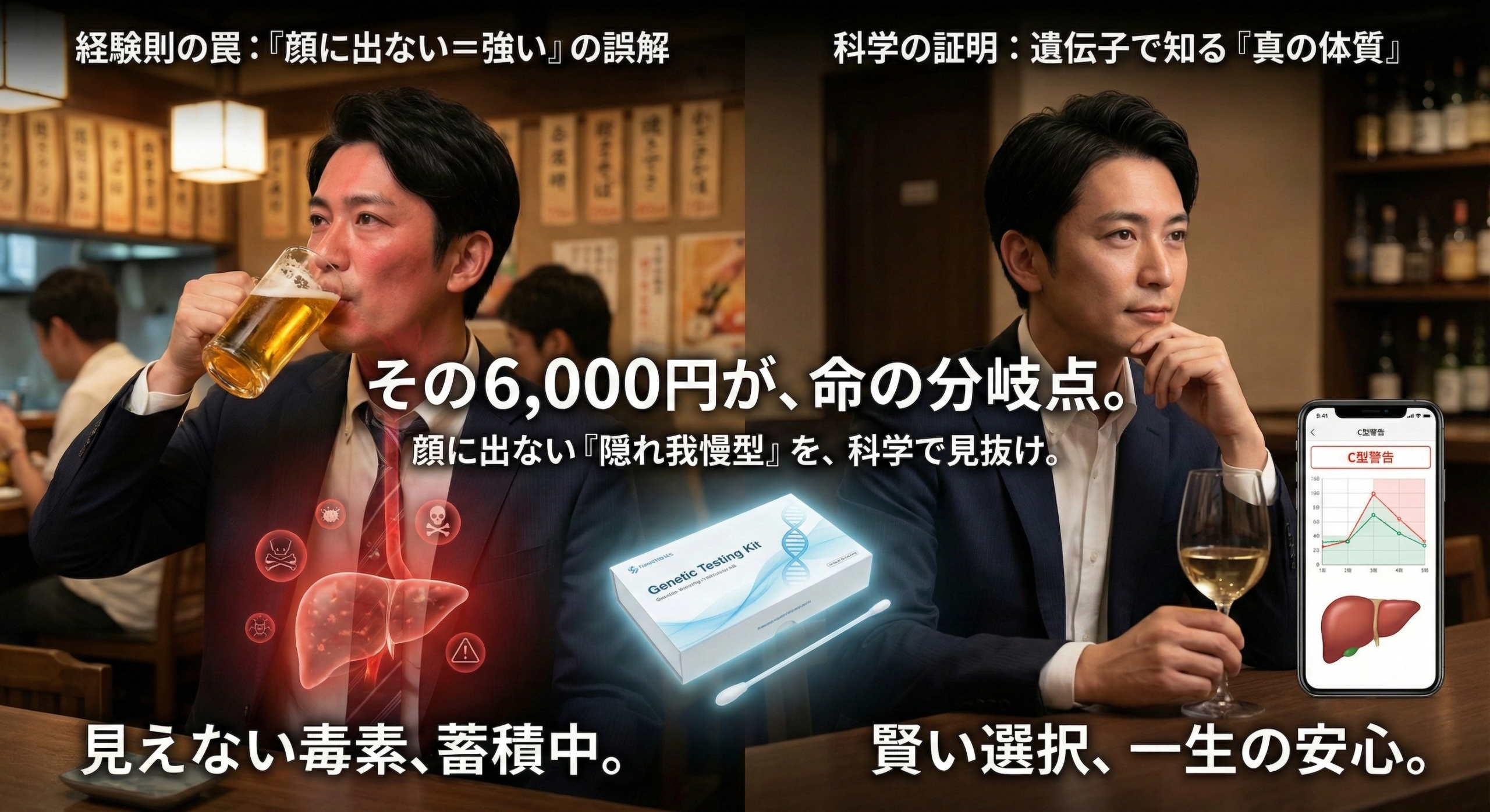 アルコール遺伝子検査